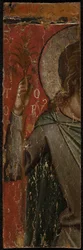 Johannes Døberen (bagsiden af panelet), midten af 1300-tallet (tempera på panelet) (se også 5242334-37)
